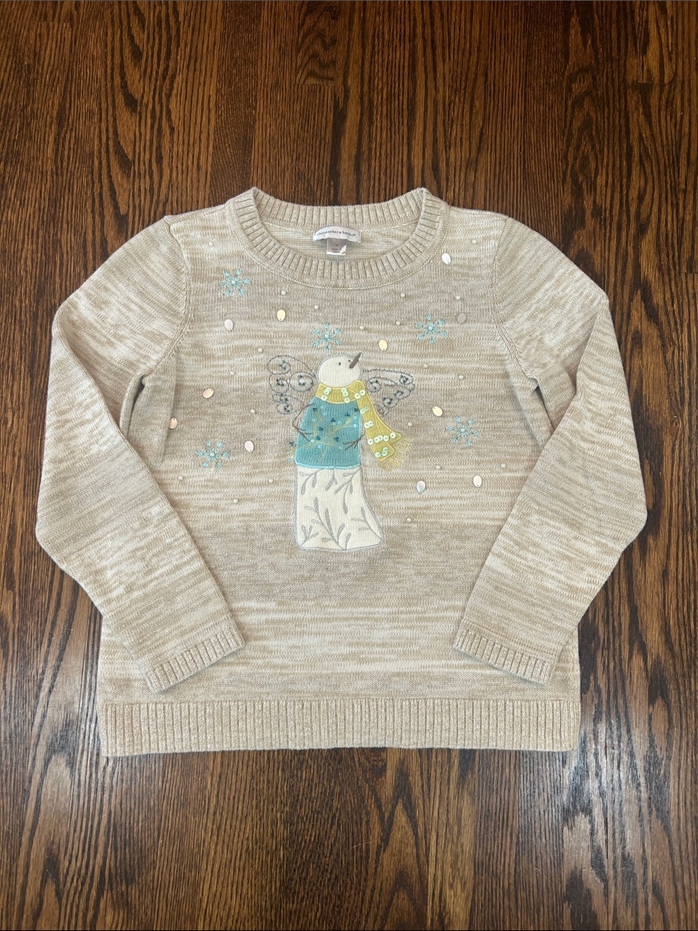 Vintage Y2K Knit Snowman Sweater